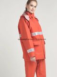 PVC Polyester PVC Safety Rainwear with Reflective Tape