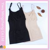 Pure Color Seamless Shoulder Straps Slimming Shaper Camisole