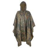 Adult Non-Disposable Polyester Nylon Military Poncho Rain Coat