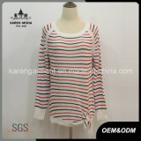 Trendy Striped Ribbed Sweater Womens Fashion