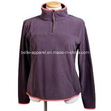 Competitive Price Women Zipper up Polar Fleece Sweatshirt