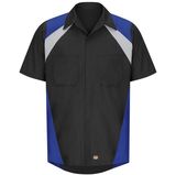 Customized Summer Light Weight Breathable Men's Short Sleeve Cotton Work Workwear Shirts