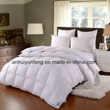 White Polyester Microfiber Duvet in Hotel