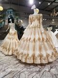 3/4 Sleeves Bridal Dresses Lace Sequins Custom Wedding Dress 2018 A1234