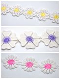 Wholesale High Quality Milk Yarn Flower Embroidery Lace for Decoration