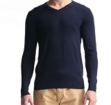 Hand Knitted V-Neck Winter Sweaters for Men