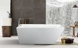 Apron White Acrylic Freestanding Bathtub (JL606)