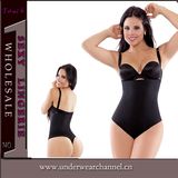 Black Latex Full Sweat Cincher Neoprene Waist Trainer Slimming Body Shaper (TG9991)