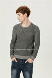 Special Pattern Round Neck Fit Knit Men Sweater