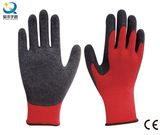 Latex Palm Coated Work Gloves, Crinkle Finish
