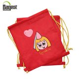 School Sport Gym Sack Pouch Backpack Drawstring Bag