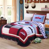 Washable Quilt Pure Cotton Plaid Two-Piece Bedding Set