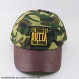 Custom Cotton Applique 3D Embroidery Camo Multi Color Baseball Caps