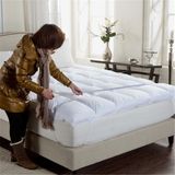 Cotton White Quilted Hotel Duck Feather Down Massage Mattress Topper