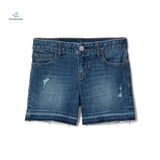 Fashion Nostalgia Elastic Medium Waist Denim Shorts for Girls by Fly Jeans