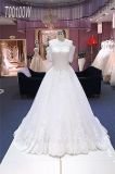 off Shoulder Lace Bridal Ball Wedding Gown