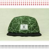 6 Panels Snapback Hats Flat Caps with DIY Design