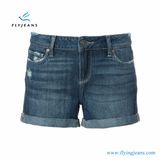 2017 Hot Sale Fashionable 100% Cotton Women Skinny Jeans Denim Shorts for Ladies (shorts E. P. 218)