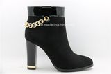 Attractive Fashion Metal High Heels Winter Ankle Ladies Boots