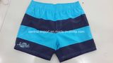 Oeko-Tex Full Elastic Waist Polyester Contrast Color Panel Children Board Short Swimwear
