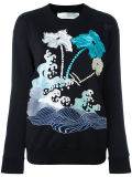 Custom Ladie's Elegant Printed Sweatershirt