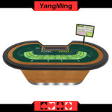 80 Inch Baccarat Poker Table with Heat Sublimation Custom Printing Ym-Ba04