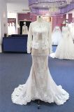 Detachable Lace Mermaid Strapless Wedding Bridal Dress