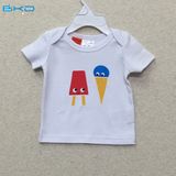 Soft Handfeel Baby Apparel White Baby T-Shirt