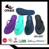 Special Embossed Insole Pure Color PE Daily Use Slippers, Travel & Beach Slippers, Women Flip Flop Slippers