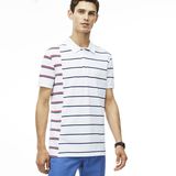 Wholesale Men's Fit Cotton Striped Polo Shirt