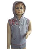 Children Fleece Waistcoat/ Vest with Hoody