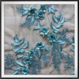 3D Flower Embroidered Lace 3D Mesh Embroidery Lace 3D Tulle Embroidery Lace
