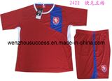 Football Jersey and Short (Czech Home Jersey and short)