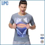 3D Digital Print High Elastic Tight Sport T-Shirt