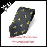 100% Silk Woven Custom Logo Masonic Tie for Men