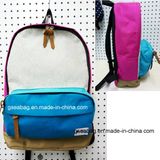 Fashion School Kid with Cotton Business Backpack Sport Travel Casual Promotional Bag (#20017)