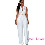 Fashion Women's Ladies Sleeveless Jumpsuit Romper