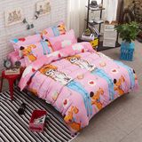 China Wholesale Printed Pattern Microfiber Custom Bedding Set