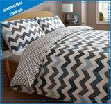 Patchwork Zig-Zag Design Cotton Duvet Cover Set