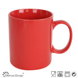 12oz Ceramic Mug Solid Red Color Classical Shape