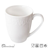 Promotion Ceramic Embossed Porcelain Mug