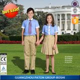 New Style School Uniform Shirt and Khaki Skirt