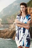 New Printing V-Neck Women Dress