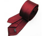 Cheap Polyester Plain Red Color Tie