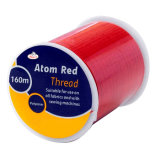 Hight Quality 160m Atom Red Polyster Sewing Thread Spool