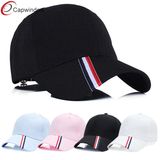 100% Cotton 6 Panel Plain Baseball Cap No Logo