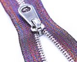 Metal Zipper with Fancy Puller/Woven Tape/Top Quality