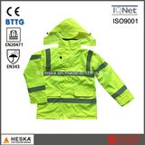 Safety Hi Vis 3 in I High Visibility Parka Jacket