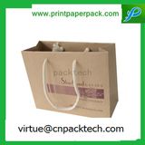 Luxury Recycled Grocery & Sos Paper Bag with Rope