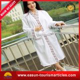 White Hoodie Coral Fleece Bathrobe for Hotel (ES3052301AMA)
